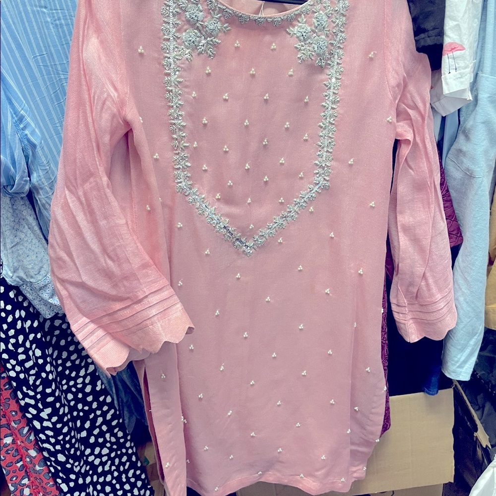 Agha Noor Kurti- Pink